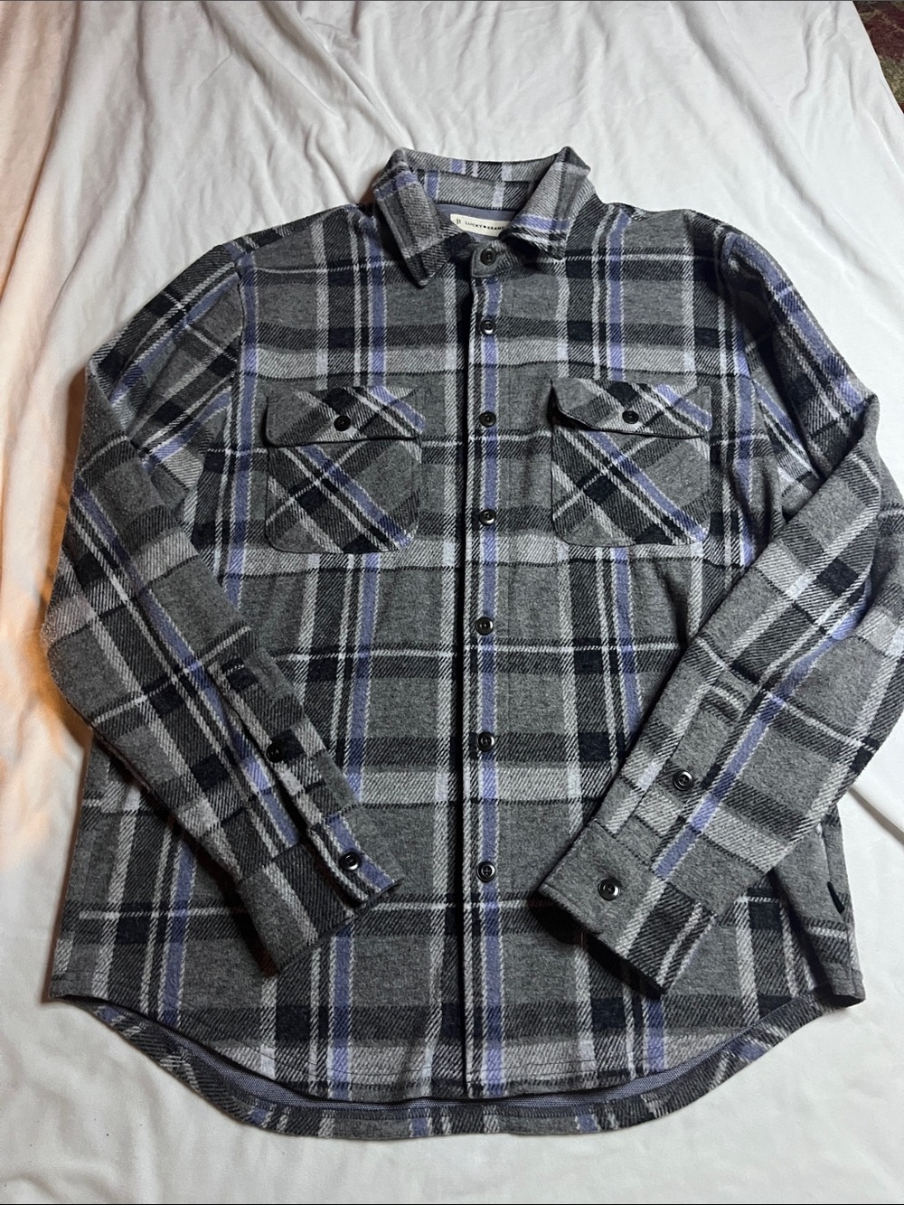 Lucky Brand Plaid Flannel Shirt